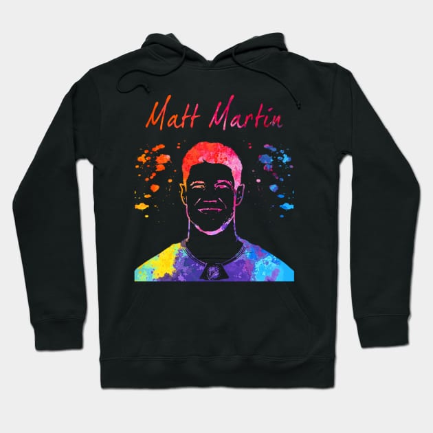 Matt Martin Hoodie by Moreno Art